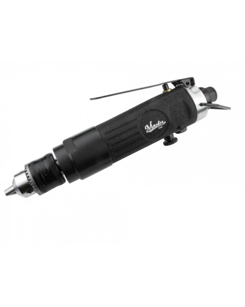 MPT-21470 1/2" Reversible Straight Air Drill - Keyed Jacobs Chuck With Side Handle - 800 Rpm - 1/2 HP