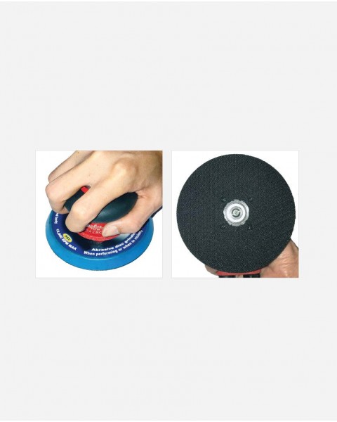 5" Industrial Steadfast Low Height Random Orbital Sander With Screw-on backing pad