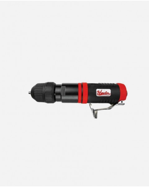 Industrial Heavy Duty 3/8" Straight Inline Air Drill, Jacobs Keyless Quick Change Chuck, 2500 Rpm, 0.9 Hp