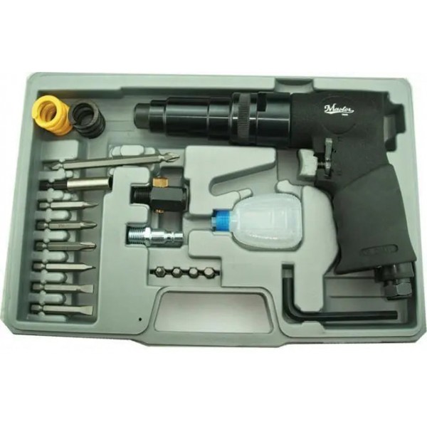 Reversible Internal Adjustable Torque Pistol Grip Screwdriver Set