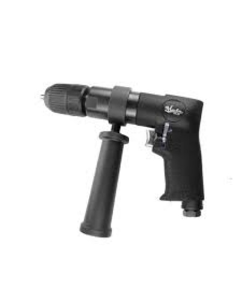 1/2" Heavy-Duty Air Reversible Drill with Keyless Chuck - 450 rpm - 0.5HP